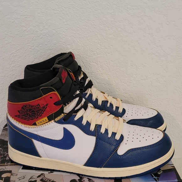 Air Jordan 1 HI Union Blue size 12 - Picture 1 of 7